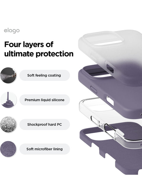 elago iPhone 16 Pro MAX Case Liquid Silicone